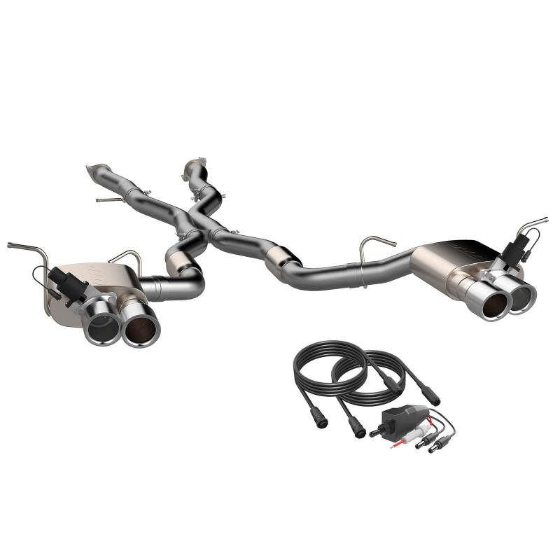 QTP 2018+ Jeep Grand Cherokee Trackhawk 304SS Screamer Cat-Back Exhaust w/4in Tips 427218 427218 Photo - Primary