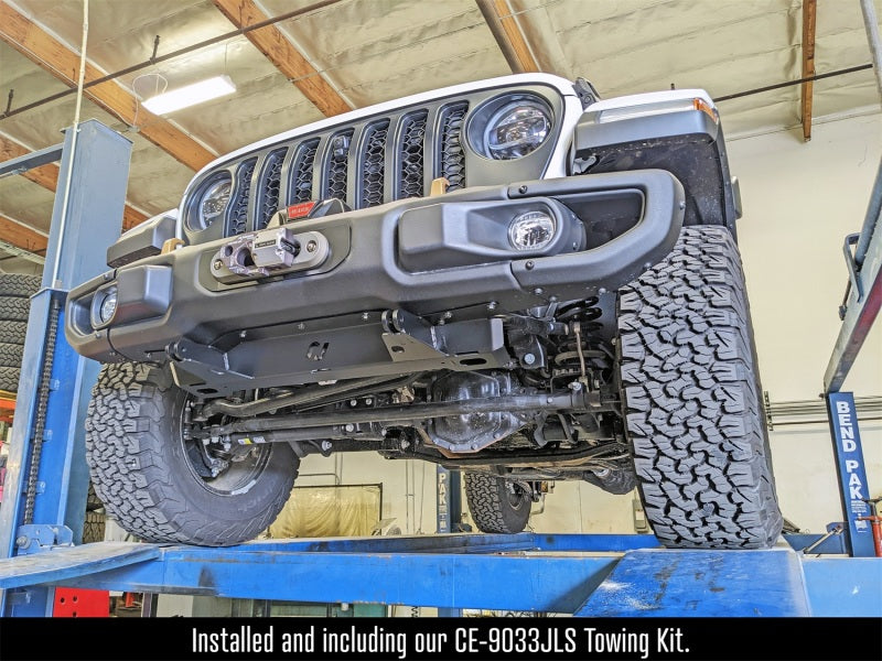 RockJock JL/JT Winch Plate Kit Steel Bumper RJ-641100-101 RJ-641100-101 Photo - Mounted
