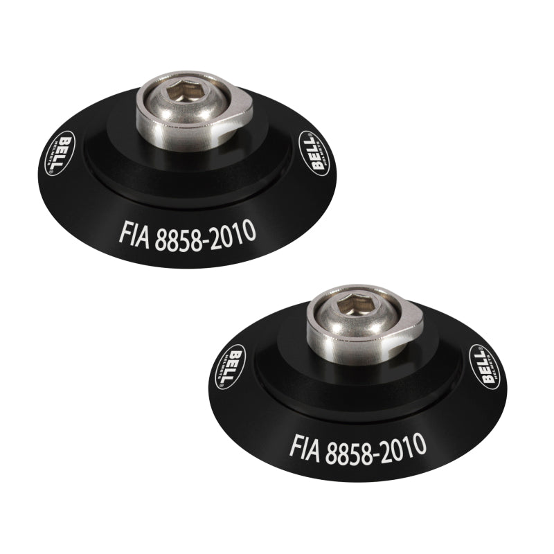 Bell HANS Clip Set - Black FIA8858-2010 2100002 2100002 Photo - Primary