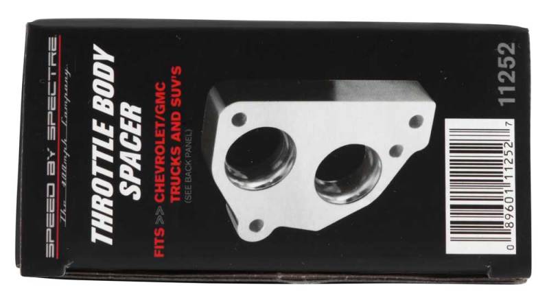 Spectre 86-95 GM 4.3L/5.0L/5.7L Throttle Body Injection Spacer 11252 11252 Photo - in package