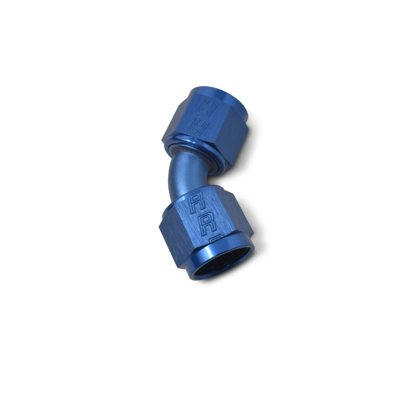 Russell -10 AN 45° Swivel Coupler (Blue Finish) 640060 Photo - out of package