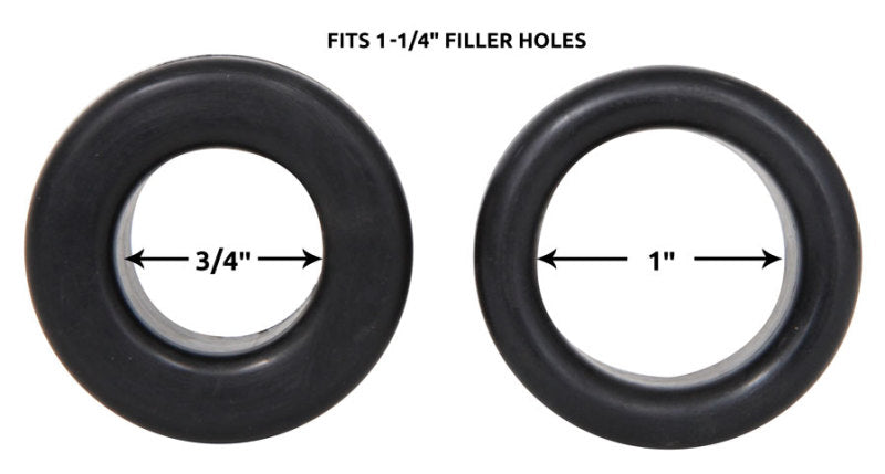 Spectre Valve Cover Grommets (For Covers w/1-1/4in. Filler-Breather Holes) OEM Replacement 5339 5339 Technical Drawing