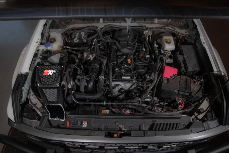 K&N Engineering K&N 21-23 Ford Bronco 2.3L L4 Performance Air Intake System 30-2620 30-2620 Photo - Mounted