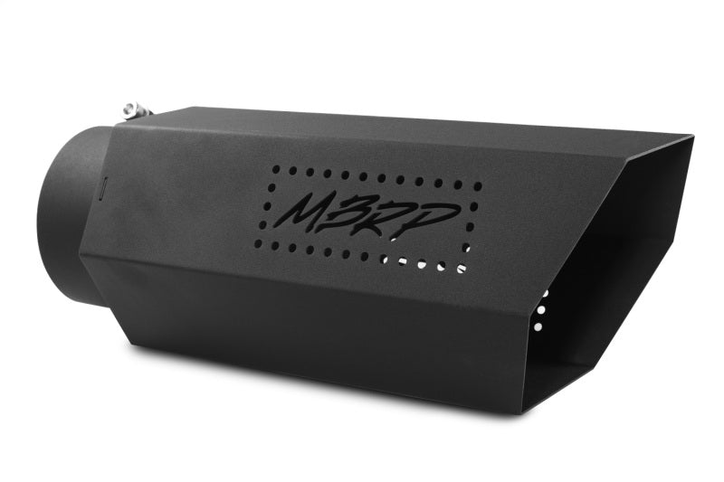 MBRP Universal Hex Tip 5in Inlet 16in length w/o Logo - Black Coated T5167BLK Photo - Primary