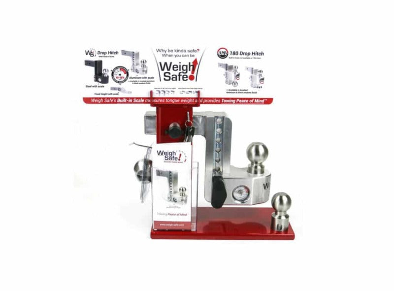 Weigh Safe Countertop POP Display Stand - Red WSPOP-CT WSPOP-CT User 1