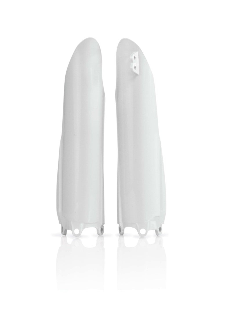 Acerbis 08-14 Yamaha YZ/ 08-09 YZF Lower Fork Cover Set - White 2113770002 2113770002 Photo - Primary