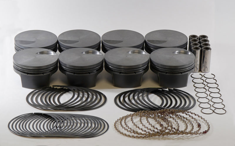 Mahle MS Piston Set BBC Mar 509ci 4.50in Bore 4in Stroke 6.135in Rod 0.990 Pin -3cc 9.0 CR Set of 8 930077100 930077100 Photo - Primary