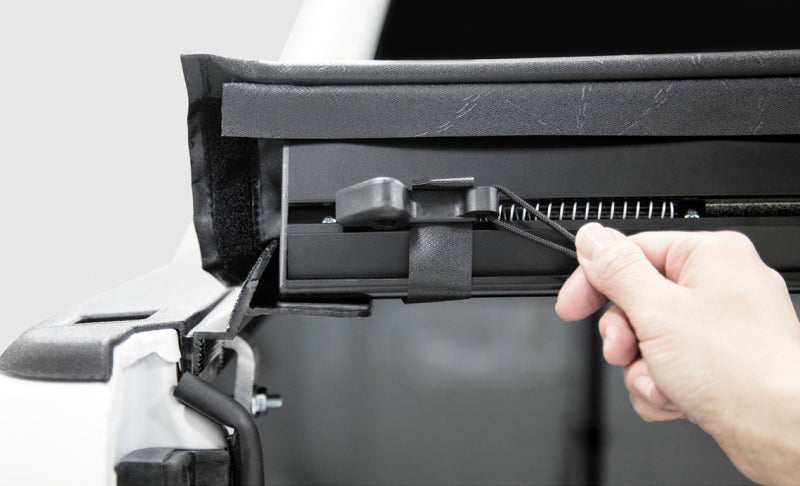 Access Literider 16-19 Titan XD 6ft 6in Bed (Clamps On w/ or w/o Utili-Track) Roll-Up Cover 33219 33219 Photo - Mounted