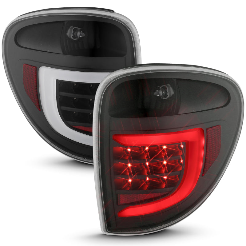 ANZO 2004-2007 Dodge Grand Caravan LED Tail Lights w/ Light Bar Black Housing Clear Lens 311365 311365 User 1