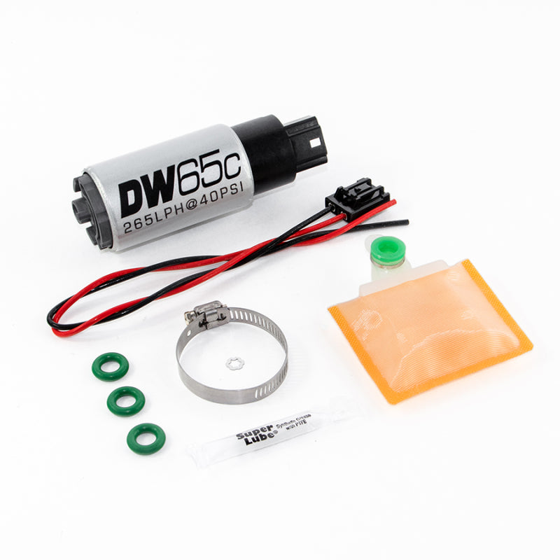 DeatschWerks 265lph compact fuel pump w/ 1017 install kit 9-651-1017 Photo - Primary