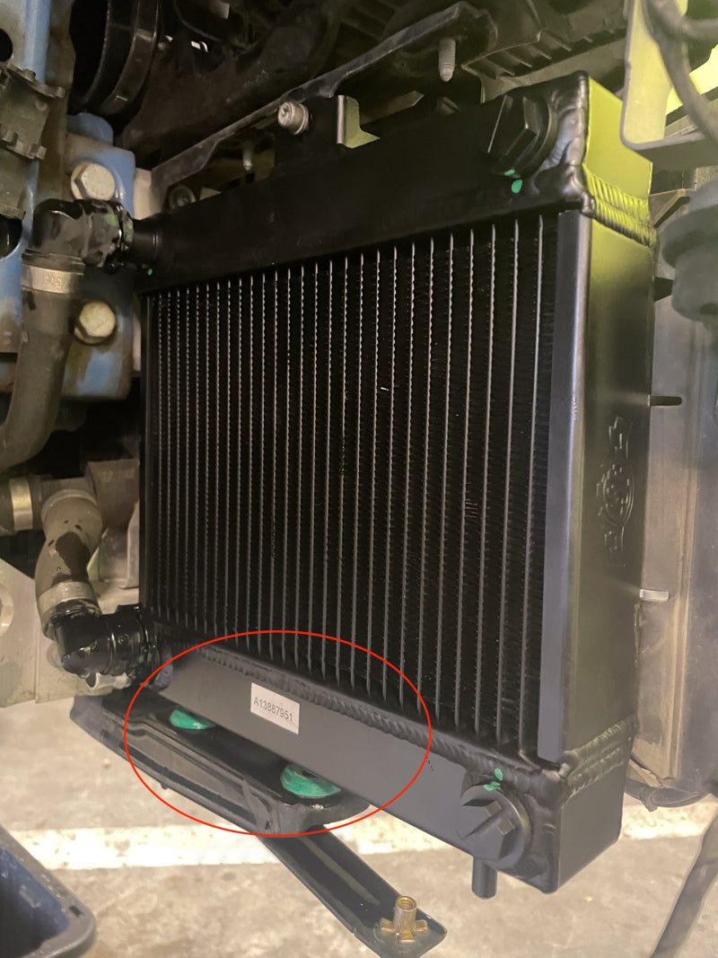CSF BMW F8X M3/M4/M2C Auxiliary Radiators w/ Rock Guards (Sold Individually - Fits Left and Right 8258 8258 Photo - Mounted