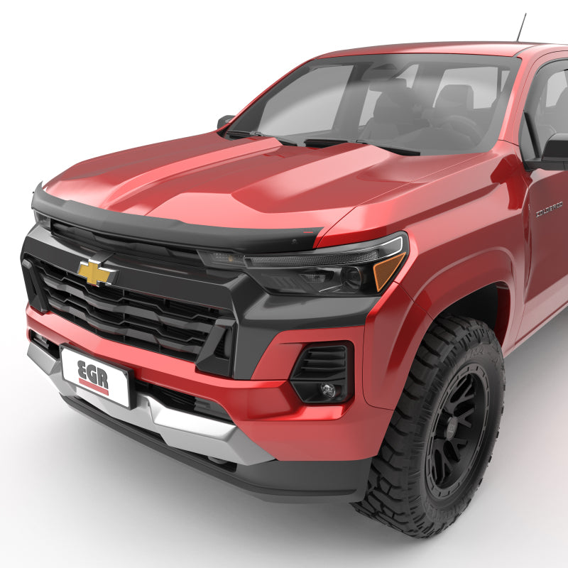 EGR 16-24 Nissan Titan XD Superguard Hood Guard - Matte Black 309595 309595 Photo - Primary