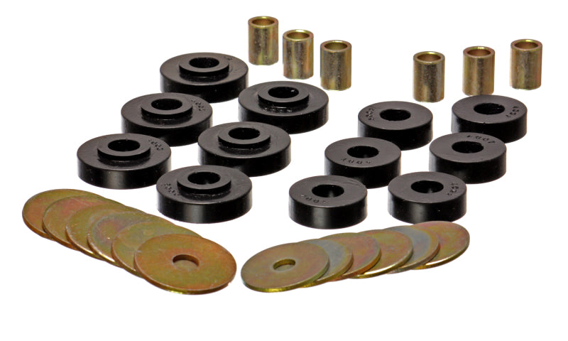 Energy Suspension Body Mount Set Black Chevrolet Corvette All 1963-1969 3.4102G Photo - Primary