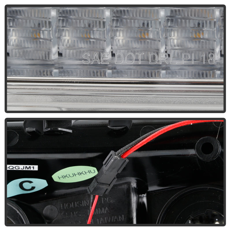 Spyder Jeep Wrangler 2018-2019 (Halogen Model Only) LED Front Bumper Lights - Seq. Signal - Chrome 5086778 5086778 User 4