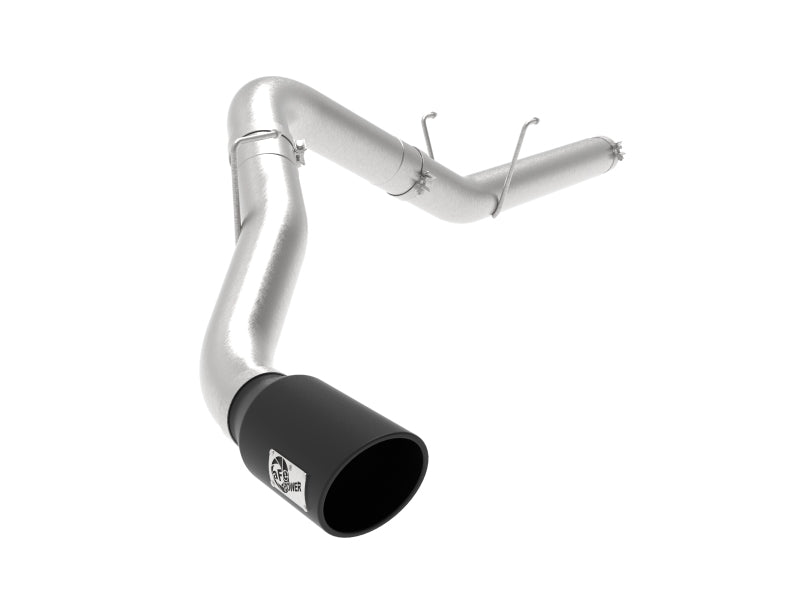 aFe Large Bore-HD 5in 409SS DPF-Back Exhaust System w/Black Tip 19-20 Ram Diesel Trucks L6-6.7L (td) 49-42075-B 49-42075-B Photo - Primary