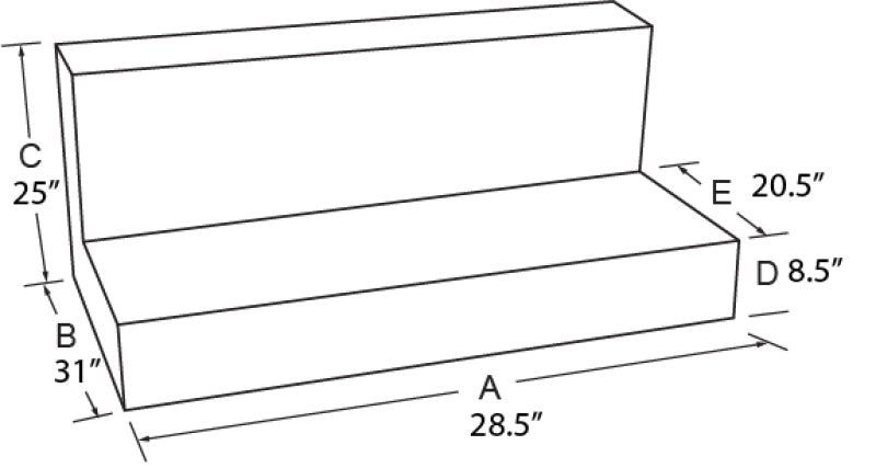Tradesman Steel L-Shape Liquid Storage Tank - Black 73548 73548 User 1