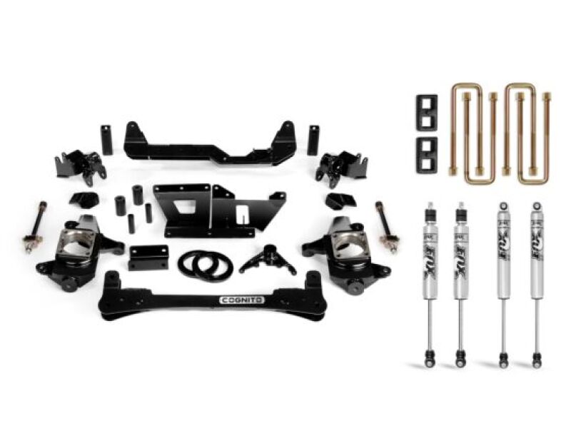 Cognito 01-13 Chevy/GMC Silv/Sierra 2500/3500 HD 2WD/4WD 4in Std Lift Kit w/ Fox PS 2.0 IFP Shocks 110-P0785 110-P0785 Photo - Primary