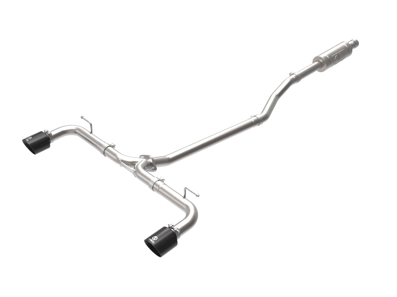 aFe Takeda 2-1/2in 304 SS Cat-Back Exhaust w/ Black Tips 14-18 Mazda 3 L4 2.0L/2.5L 49-37015-B 49-37015-B Photo - Primary