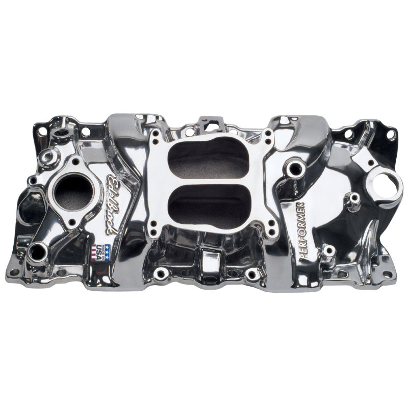 Edelbrock Performer Manifold Polished 21011 Photo - Primary