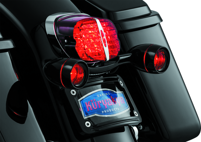 Kuryakyn Deep Dish Bezel/Red Lens Blk 5482 5482 User 1