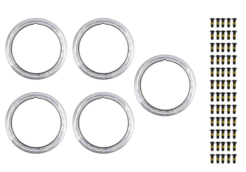 Ford Racing 2021+ Bronco Beadlock Trim Ring Kit - Gray M-1021K-BLG M-1021K-BLG Photo - Unmounted