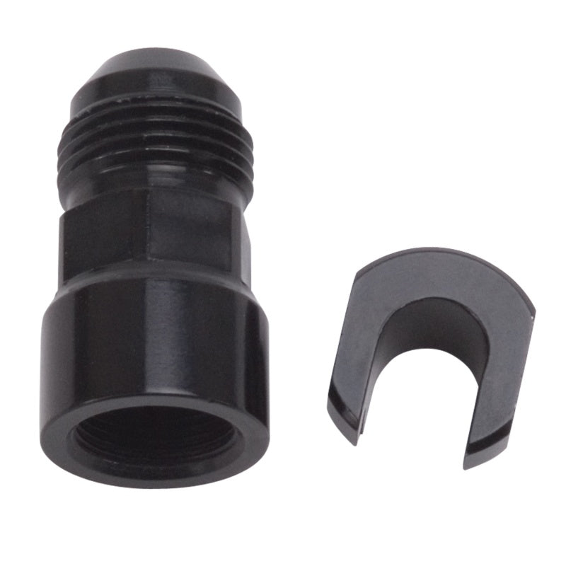 Russell -8 AN Male x 3/8" SAE Quick-Disconnect Female (Black Finish) 644133 Photo - Unmounted