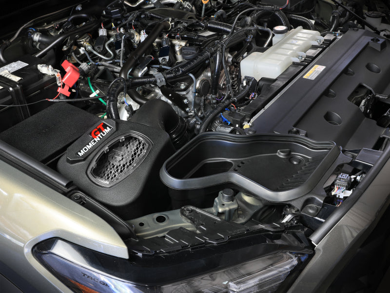 aFe 24-25 Toyota Tacoma Momentum GT Cold Air Intake System w/Pro Dry S Filter 50-70119D 50-70119D Photo - Mounted