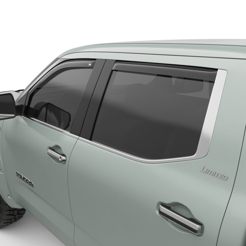 EGR 2022+ Toyota Tundra In-Channel Window Visors Front/Rear Set Dark Smoke 575401 575401 Photo - Close Up