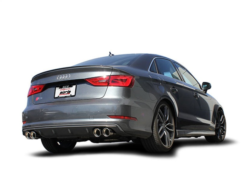 Borla 13-15 Audi S3 S-Type Dual Round Rolled Catback Exhaust 140631 140631 Photo - Close Up