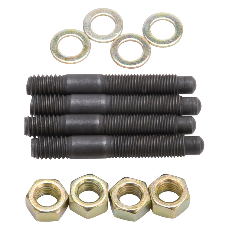 Edelbrock Carburetor, Mounting Studs, Bullet Nosed, Black Oxide, Gold Iridite 8060 Photo - Primary