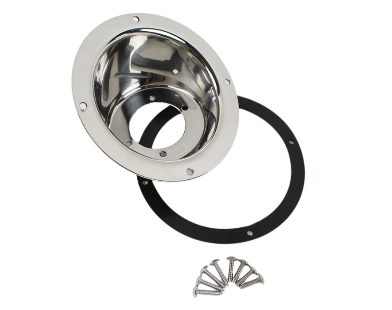 Kentrol 97-06 Jeep Wrangler TJ Gas Filler Neck - Polished Silver 30480 30480 Photo - Primary