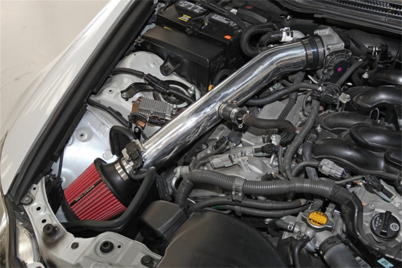 Spectre 06-12 Lexus IS250/IS350 V6-2.5/3.5L F/I Air Intake Kit - Polished w/Red Filter 10190 10190 Photo - Mounted