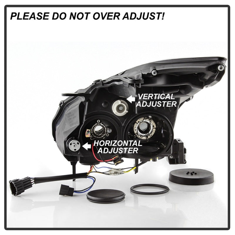Spyder Nissan GTR R35 09-14 - Projector Headlights - DRL LED - Black 5085696 5085696 Photo - Unmounted