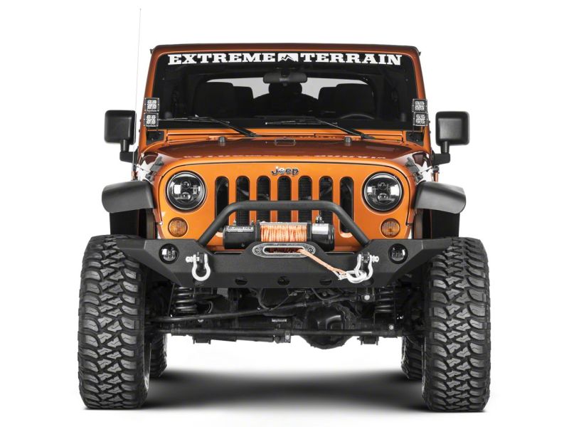 Raxiom 07-18 Jeep Wrangler JK Windshield Mounted Dual Light Brackets J106739 J106739 Photo - Close Up