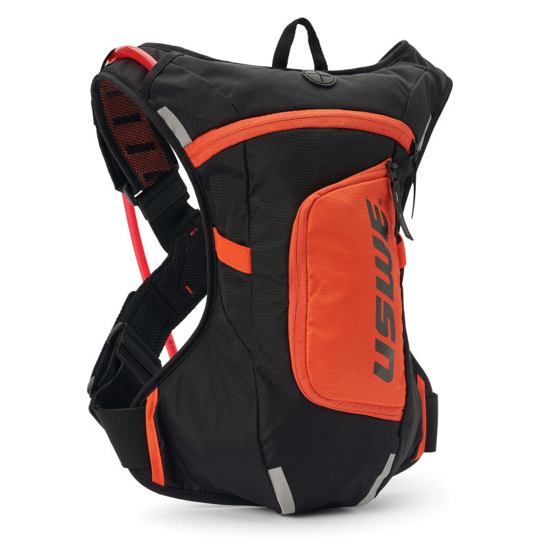 USWE Moto Hydro Hydration Pack 4L - Black/Factory Orange 2043438 2043438 Photo - Primary