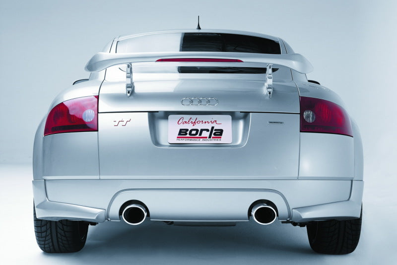 Borla 01-06 Audi TT Quattro 1.8T 225HP MT AWD 2dr Single Split Rear Exit SS Catback Exhaust 14957 14957 Photo - Close Up