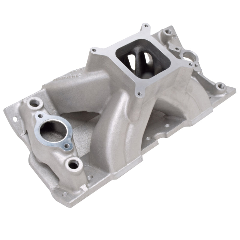 Edelbrock Super Victor SBC Manifold for GM Cast Iron Vortic Heads Race Manifold 2814 Photo - out of package