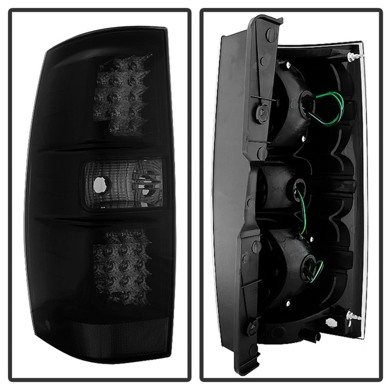 SPYDER Xtune Mc Yukon/Yukon Denali 07-14 LED Tail Lights Black Smoked ALT-JH-CSUB07-LED-G2-BSM 9033926 9033926 Photo - Unmounted