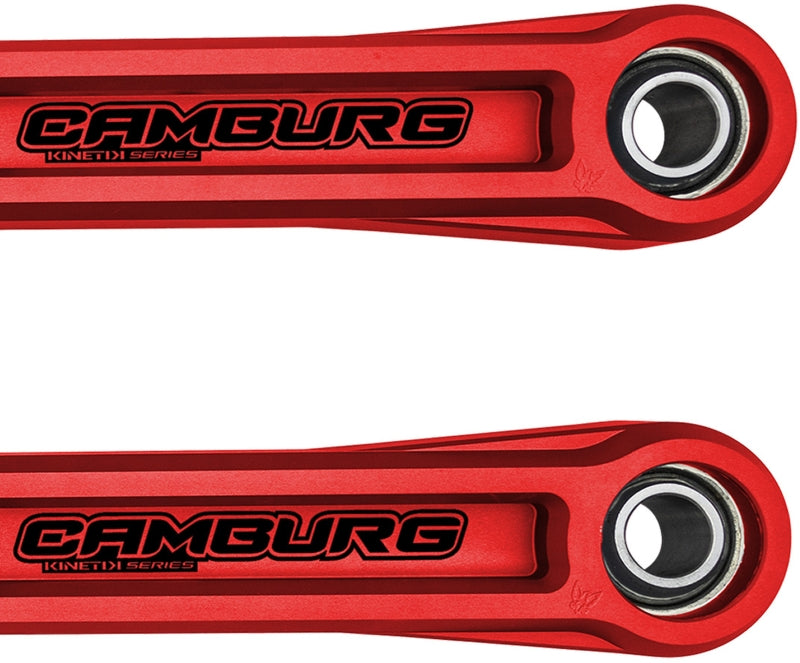 Camburg Ford Bronco 21-23 KINETIK Series Rear Billet Lower Trailing Arm Kit (Red) CAM-120032-RED CAM-120032-RED Photo - out of package