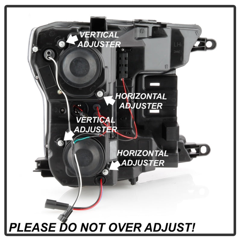 Spyder 18-19 Ford F-150 Proj Headlights - Halogen Model - LED Seq Turn - Blk PRO-YD-FF15018-LBSEQ-BK 5086648 5086648 Photo - Unmounted