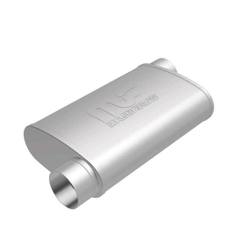 Magnaflow Muffler Mag 3in 409SS 14X4X9 3 O/O 11239 11239 360 Degree Image Set