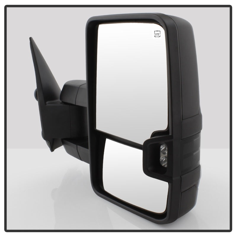 SPYDER xTune Chevy Silverado 03-06 G2 Heated Smoke LED Signal Telescoping Mirrors MIR-CS03S-G2-PWH-SM-SET 9936715 9936715 Photo - Unmounted
