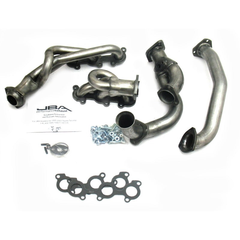 JBA 95-00 Toyota 3.4L V6 w/o EGR 1-1/2in Primary Raw 409SS Cat4Ward Header 2032S-1 2032S-1 Photo - Primary