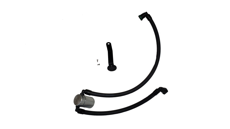 J&L 2024 Ford Mustang 5.0L Oil Separator 3.0 PCV Side - Clear Anodized 3091P-C 3091P-C Photo - Primary