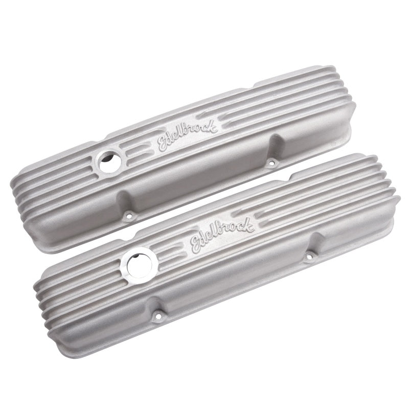 Edelbrock Valve Cover, Classic Series, Chevrolet, 1959-1986 262-400 CID V8 41449 Photo - Unmounted