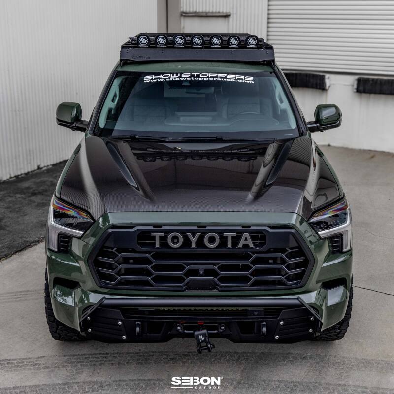 Seibon 22-23 Toyota Tundra OE Style Carbon Fiber Hood HD23TYTU-OE HD23TYTU-OE User 1