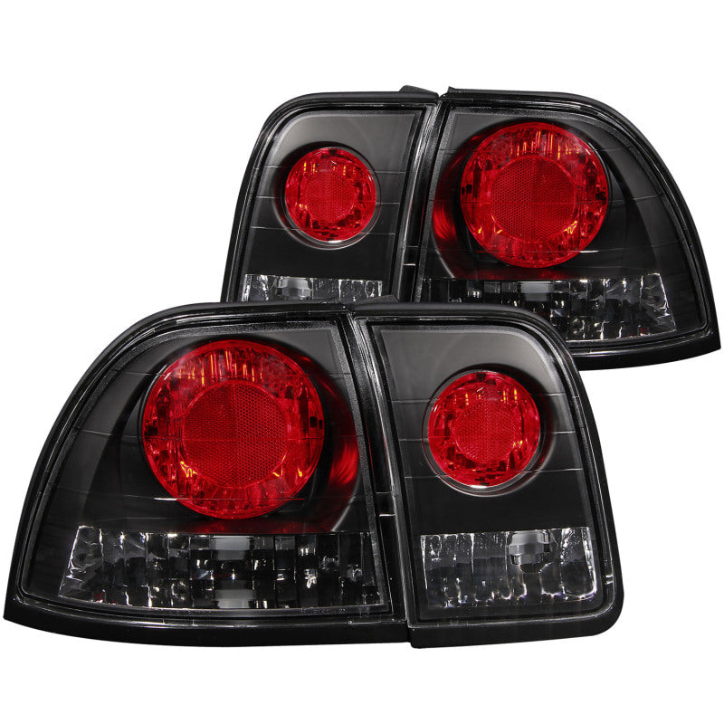 Anzo 1996-1997 Honda Accord Tail lights Black 221039 Photo - Primary