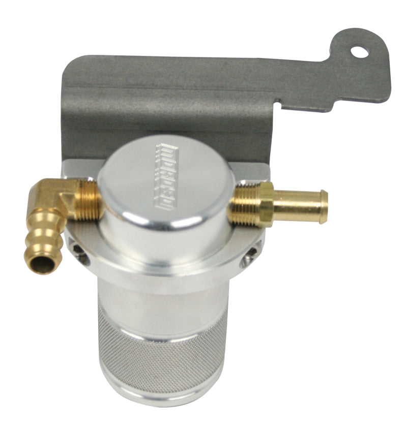 Moroso 07-14 Ford Mustang GT500 Air/Oil Separator Catch Can - Small Body - Billet Aluminum 85616 85616 Photo - Primary