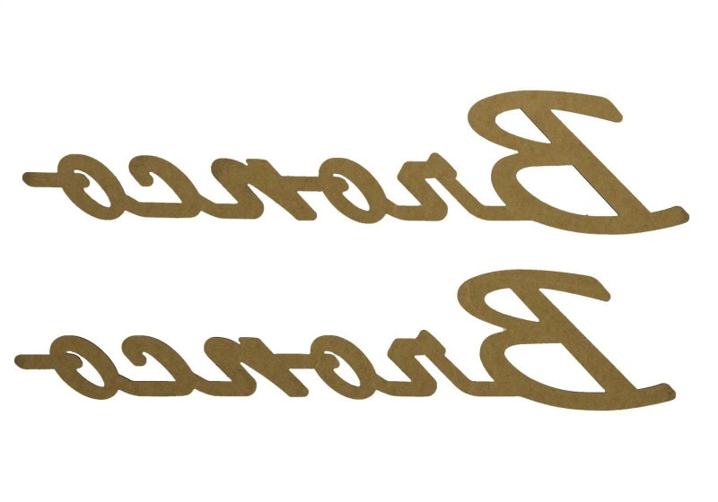 Ford Racing 21-24 Bronco Classic Script Fender Badge Kit - Gloss Black M-1447-BSGS M-1447-BSGS Photo - Unmounted