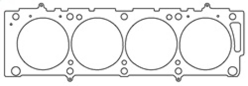 Cometic Gasket 4.400 MLS Head Gasket .051 - Ford FE CAGC5840-051 C5840-051 Photo - Unmounted